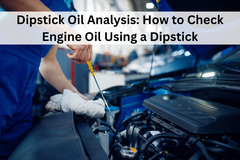 Dipstick oil analysis
