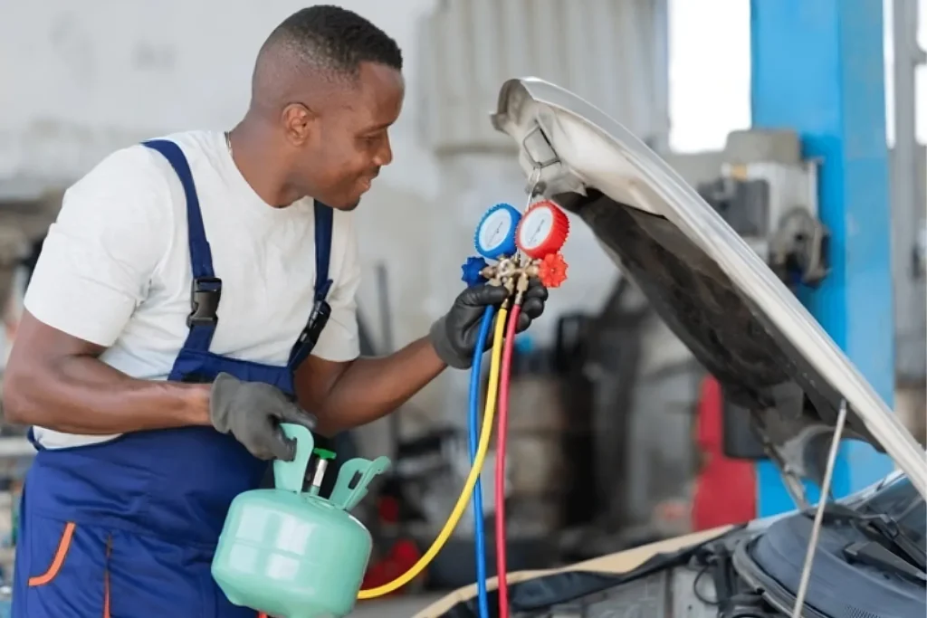 Auto AC Recharge vs. AC Repair: What’s the Difference? 2 Car AC Recharge