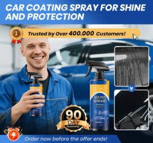 Dynamic Flowing Car Trunk Light Strip 14 Car Coating Spray for Shine & Protection
