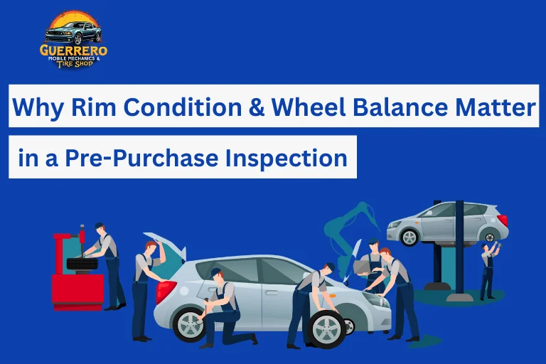 Rim Condition & Wheel Balance in a Pre-Purchase Inspection